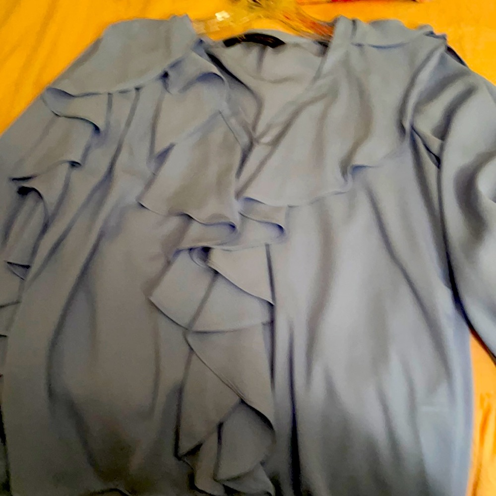 Zara Ruffled Blouse XS